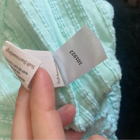 Softsurroundings Womens Seaside Inspired | Goldie Tunic Top Fair Aqua - Picture 5 of 9